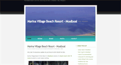 Desktop Screenshot of marina-village-resort.com
